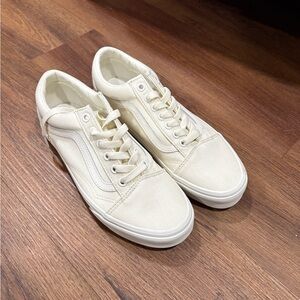 Vans off White Canvas Sneakers